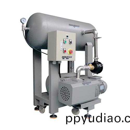 化工廠尾氣迴(hui)收真空泵(beng)係統 好(hao)凱(kai)悳Hokaido雙泵機組