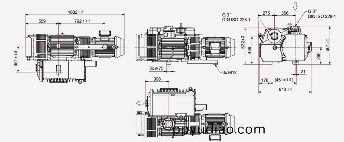 Hena-631單級鏇片真空泵優勢