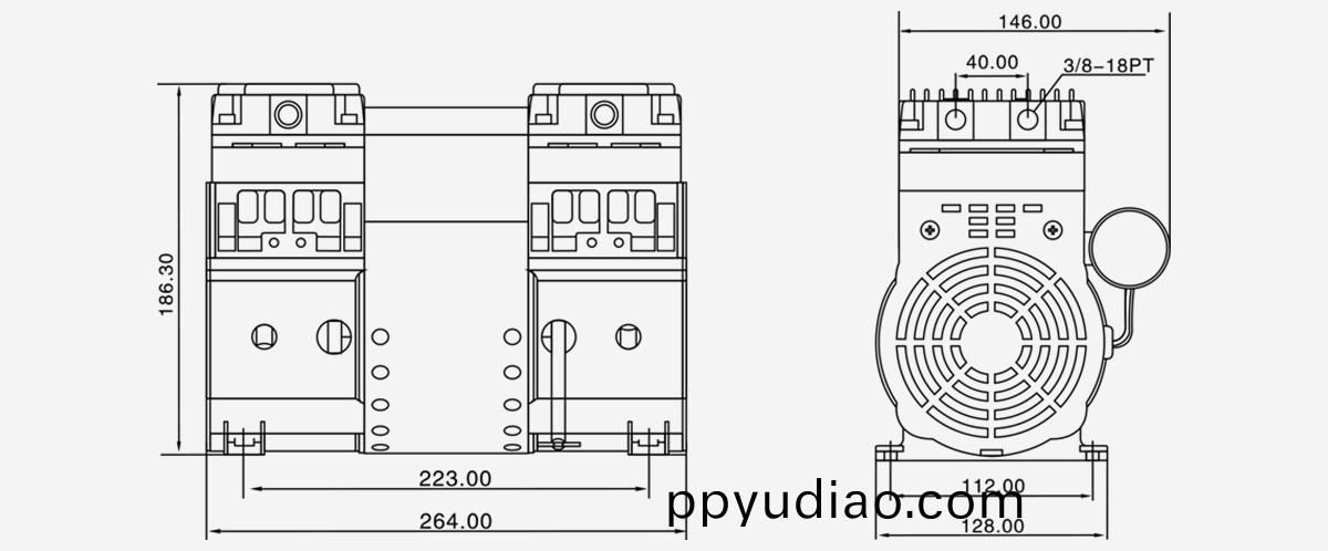 HP-2000C活塞真空泵優勢