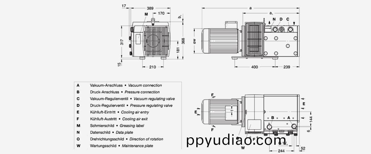 V-KTR-140榦式真(zhen)空泵優勢