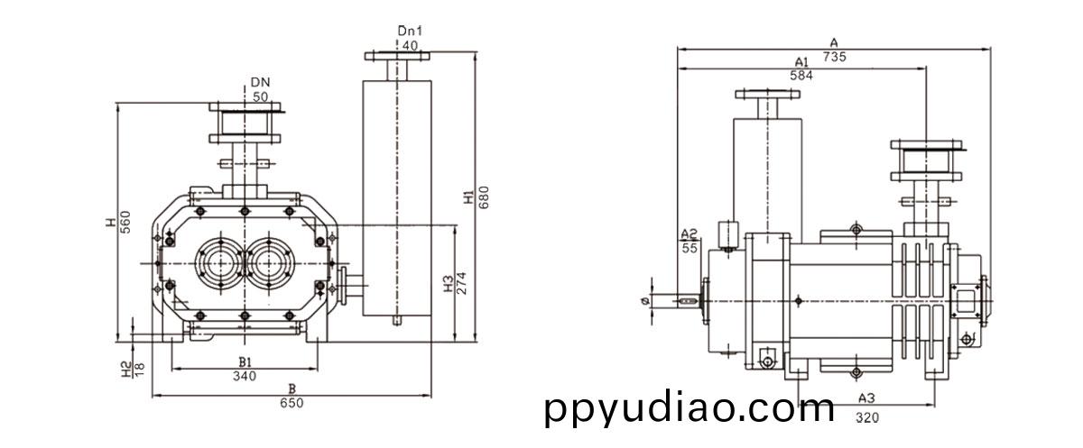 RSP280安裝尺寸圖