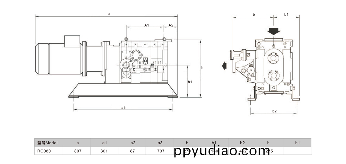 安裝尺寸(cun)圖 RC80