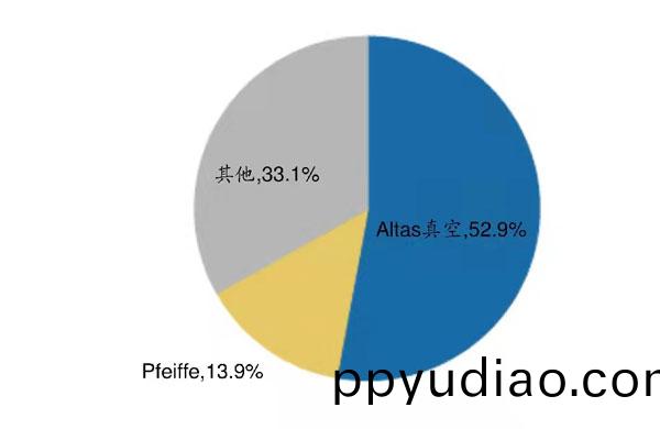 國內真空泵(beng)品牌(pai)銷量佔比