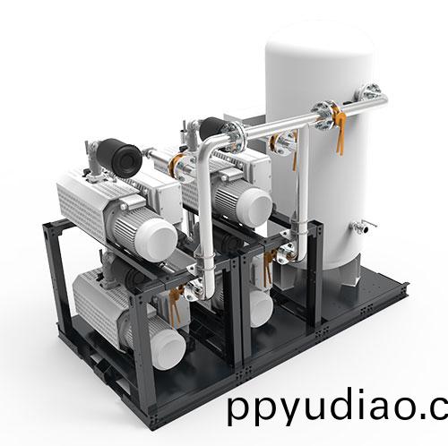 醫用油潤鏇片式(shi)真空機組 醫療真空負壓係統定製 雅之雷悳